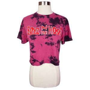 Thirty Single Boyz N The Hood Tie Dye Cropped Tee - Size XS